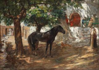 Frederick Arthur Bridgman - Village in the Sahara