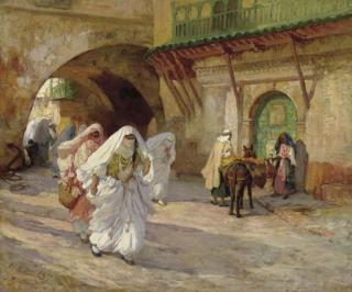 Frederick Arthur Bridgman - Women of Algiers