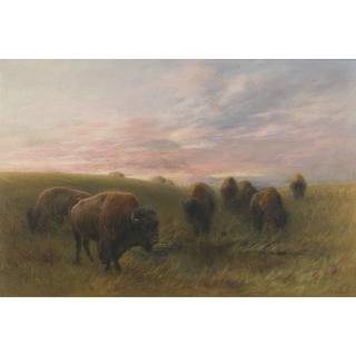 Frederick Arthur Verner - Buffalo Watering Hole