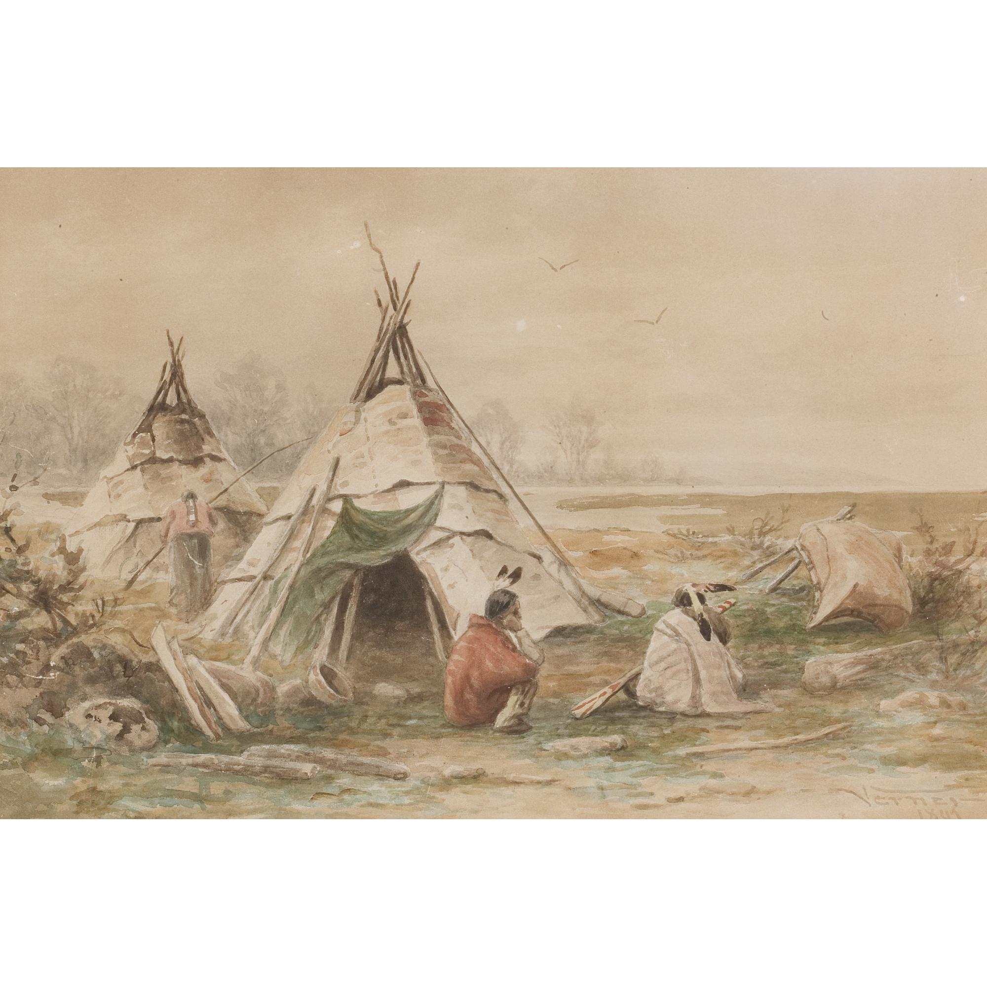 Frederick Arthur Verner - Indian Encampment
