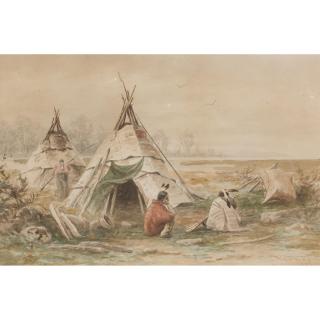 Frederick Arthur Verner - Indian Encampment