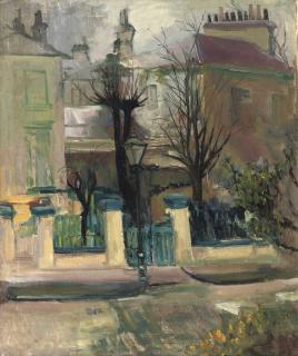 Frederick B. Serger - Paris street scene