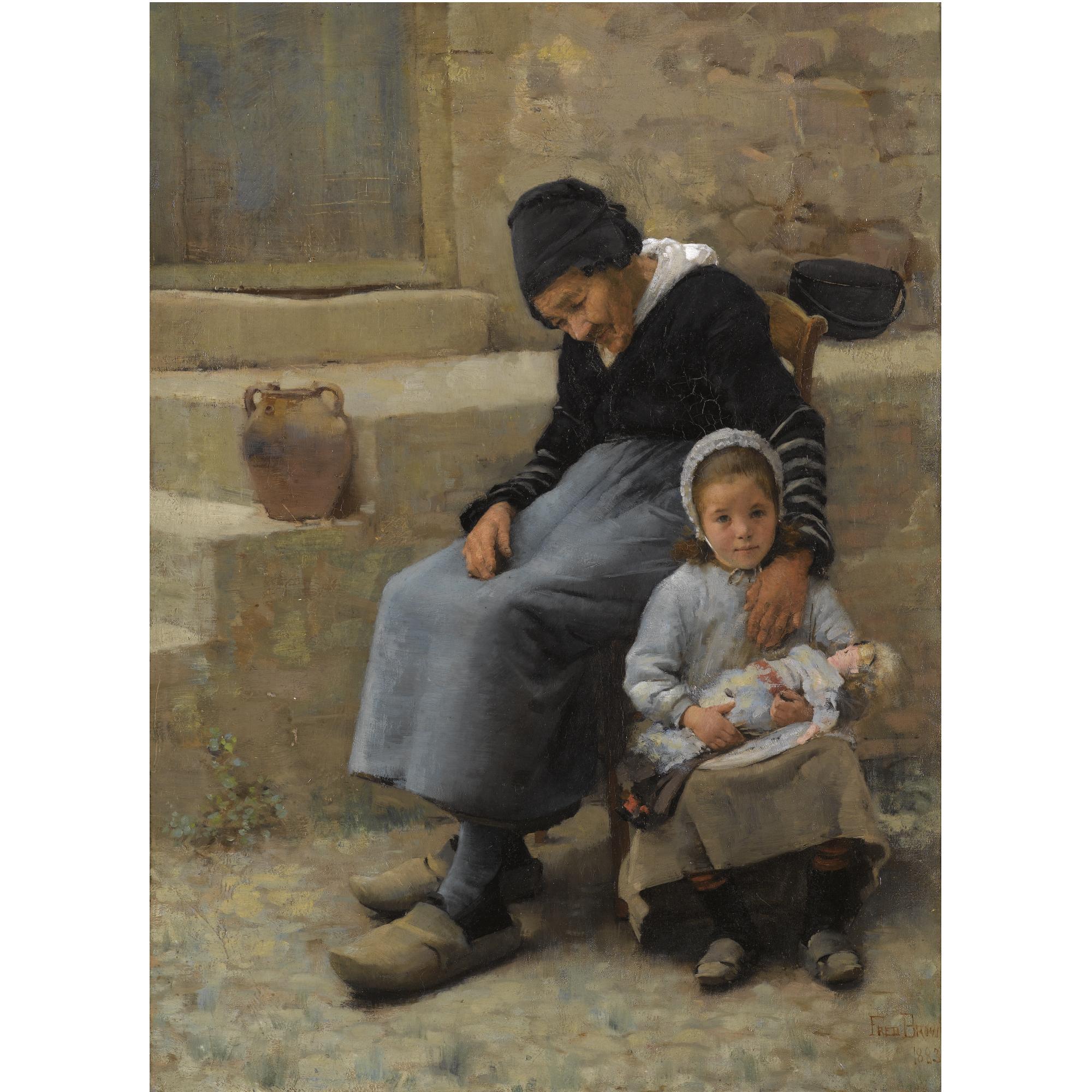 Frederick Brown - Grandma\'S Comfort