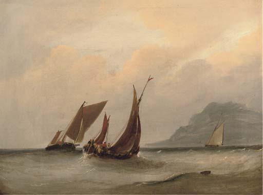 Frederick Calvert - Heading Off To The Fishing Grounds (Illustrated); And Returning With The Day\'S Catch