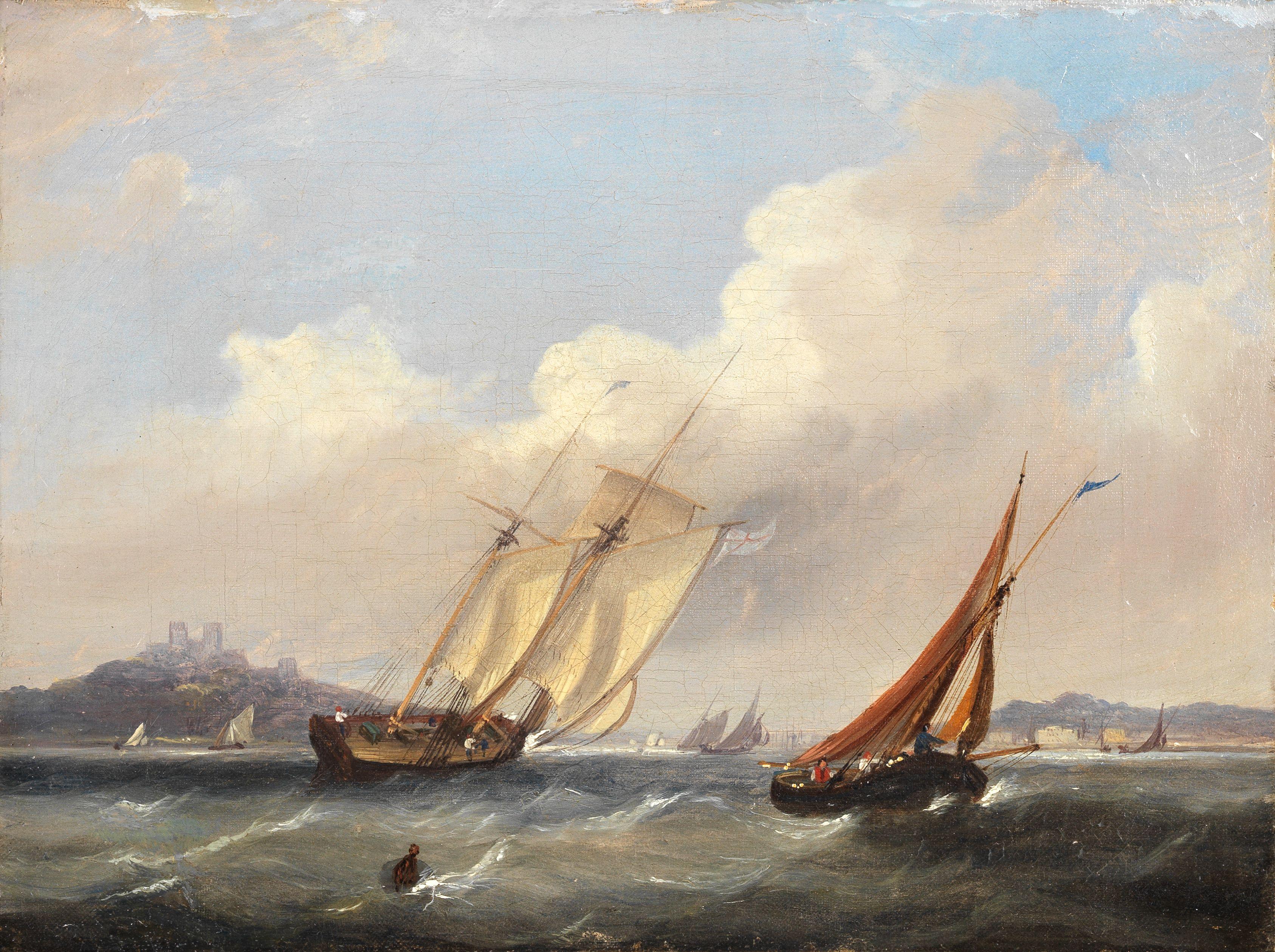 Frederick Calvert - Shipping off the coast