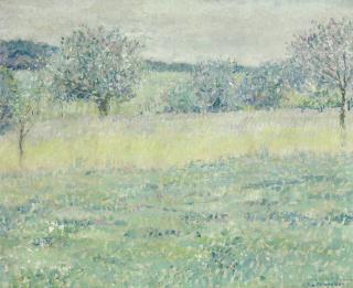 Frederick Carl Frieseke - Giverny Landscape