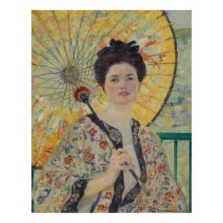 Frederick Carl Frieseke - Japanese Parasol