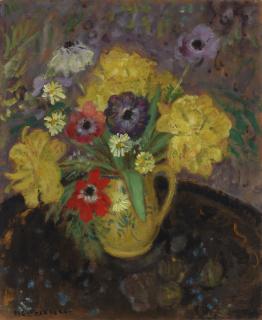 Frederick Carl Frieseke - Les Tulipes Jaunes