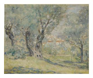 Frederick Carl Frieseke - Olive Trees, Cagnes