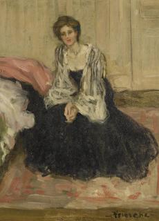 Frederick Carl Frieseke - Seated Woman