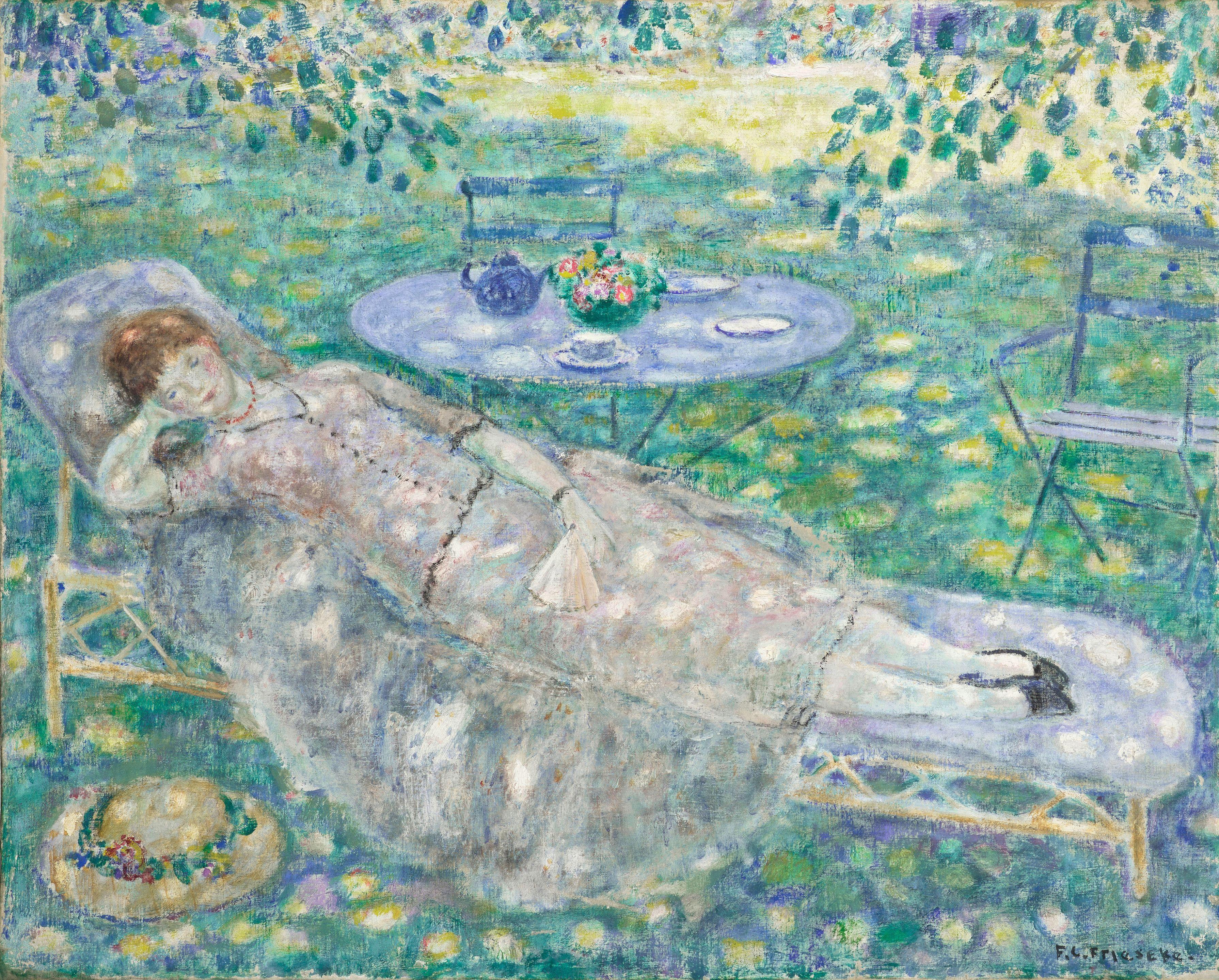 Frederick Carl Frieseke - Sun Spots