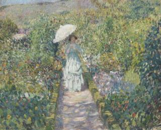 Frederick Carl Frieseke - The Garden Path