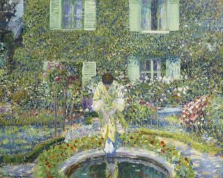 Frederick Carl Frieseke - The Garden Pool