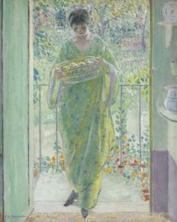 Frederick Carl Frieseke - The Kitchen Door