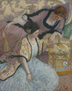 Frederick Carl Frieseke - The Parrots