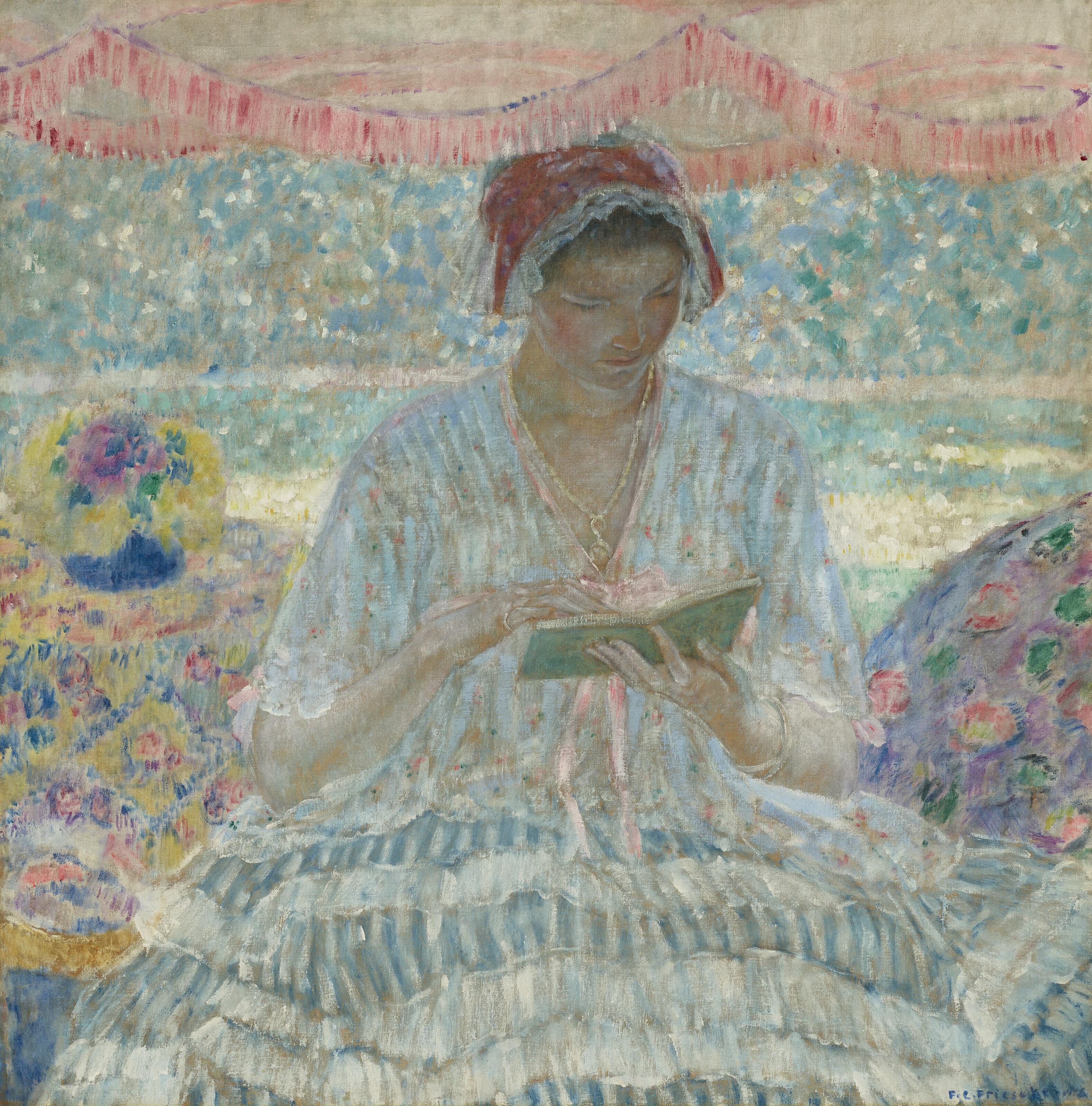 Frederick Carl Frieseke - Under The Awning