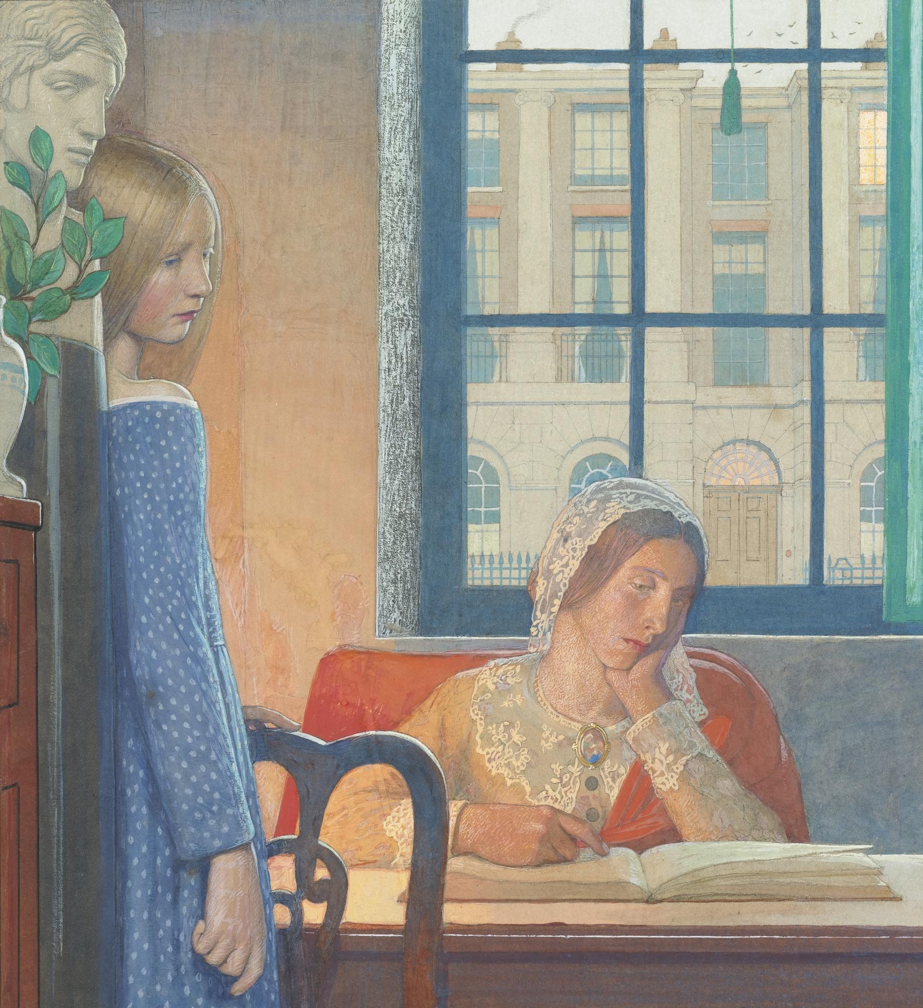 Frederick Cayley Robinson A.R.A., R.W.S. - British evening In London