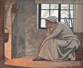 Frederick Cayley Robinson, A.R.A., R.W.S. - Contemplation