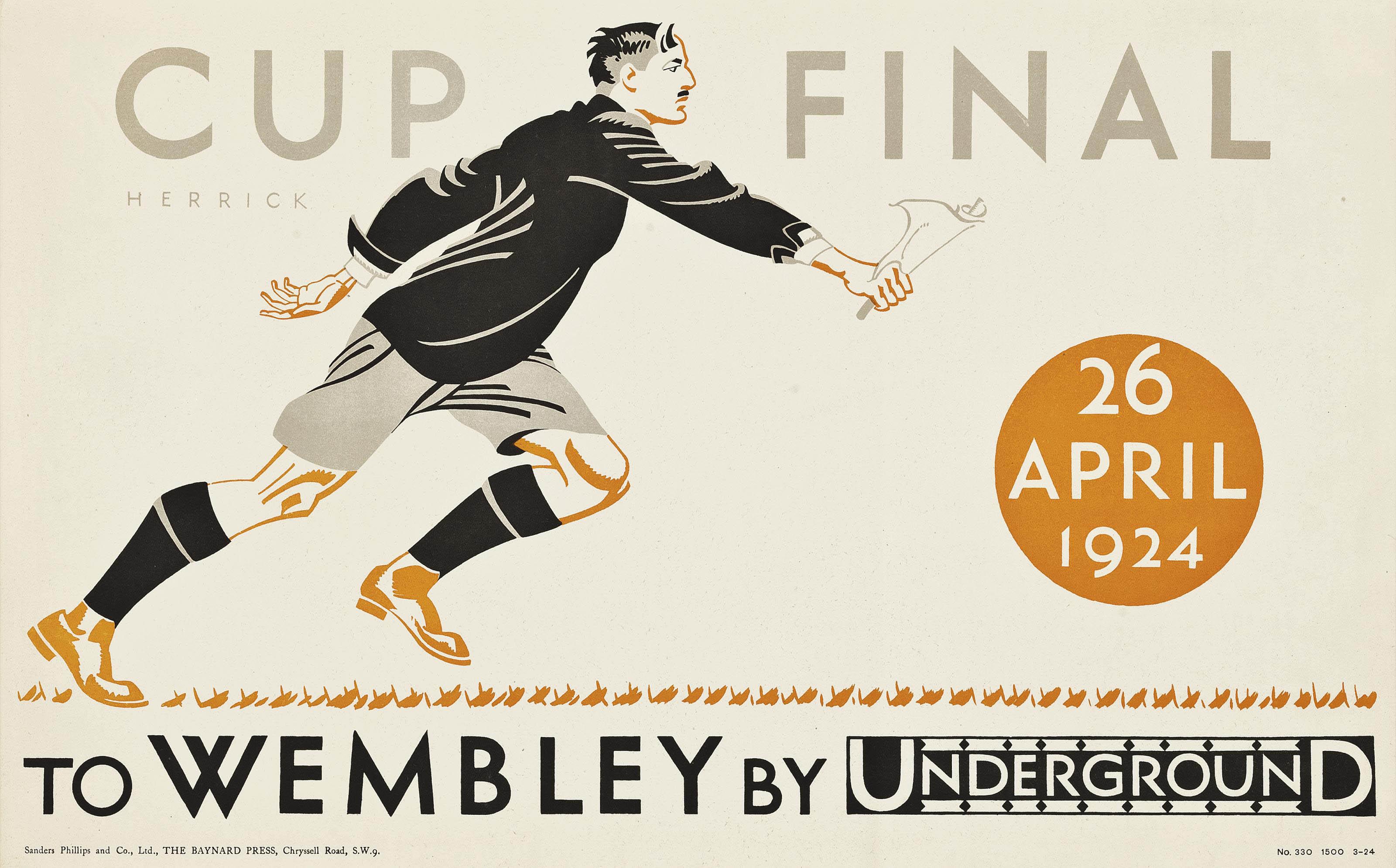 Frederick Charles Herrick - Cup Final Wembley