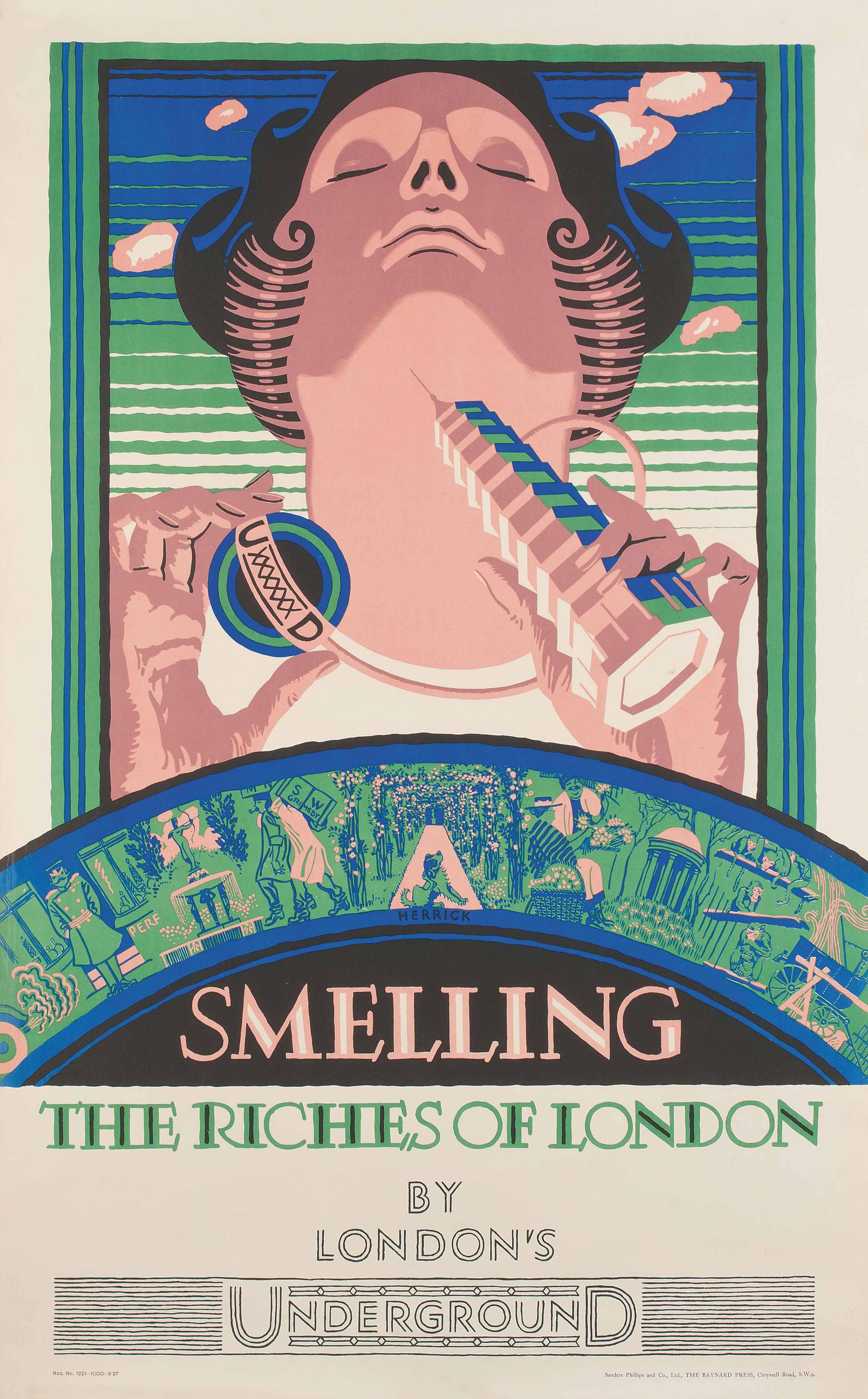 Frederick Charles Herrick - Smelling The Riches of London