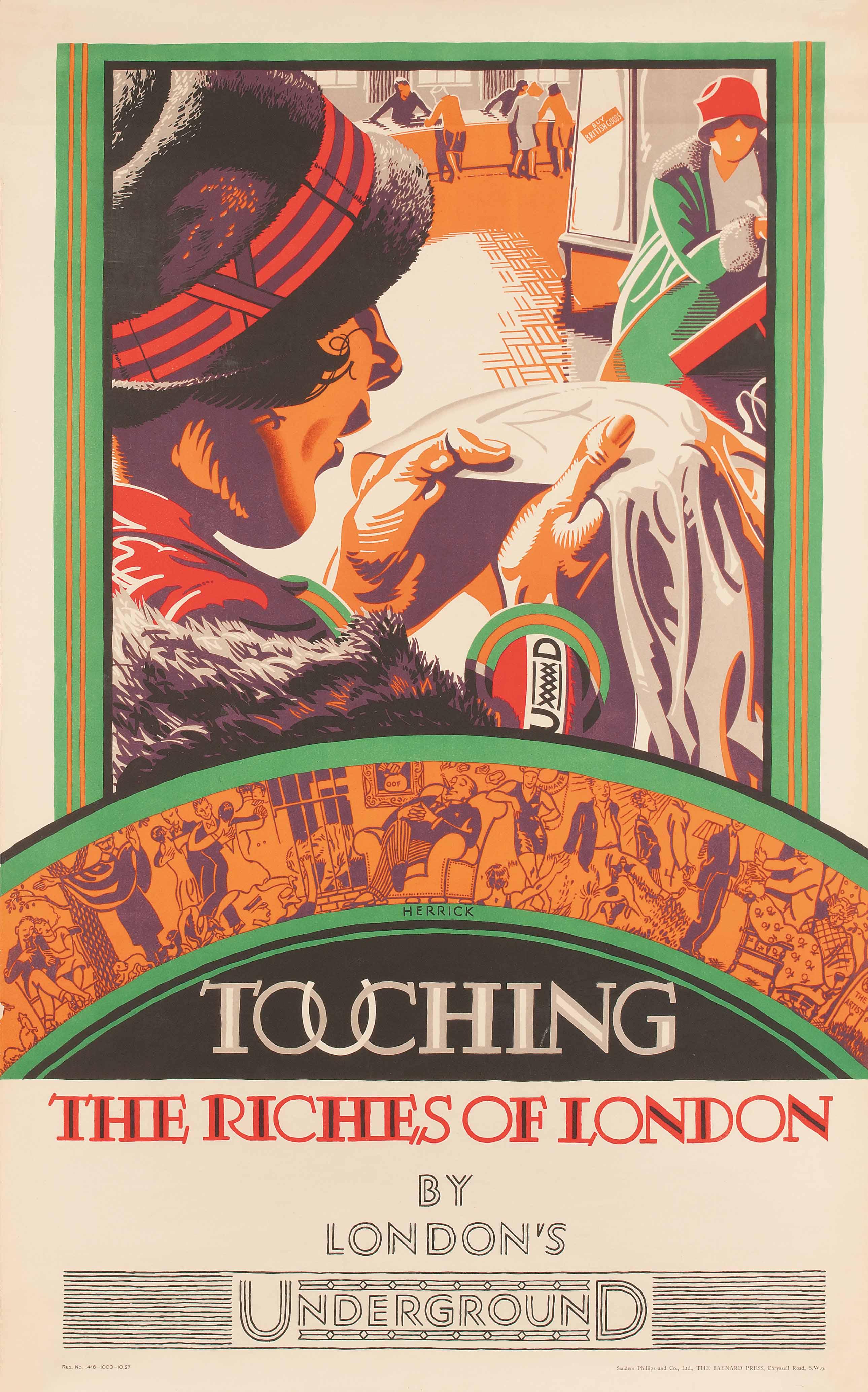 Frederick Charles Herrick - Touching The Riches of London