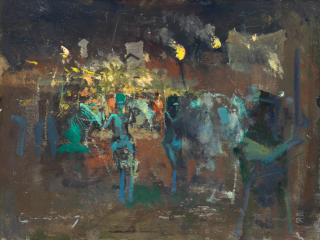 Frederick Cuming R.A., N.E.A.C. - Battle Bonfire