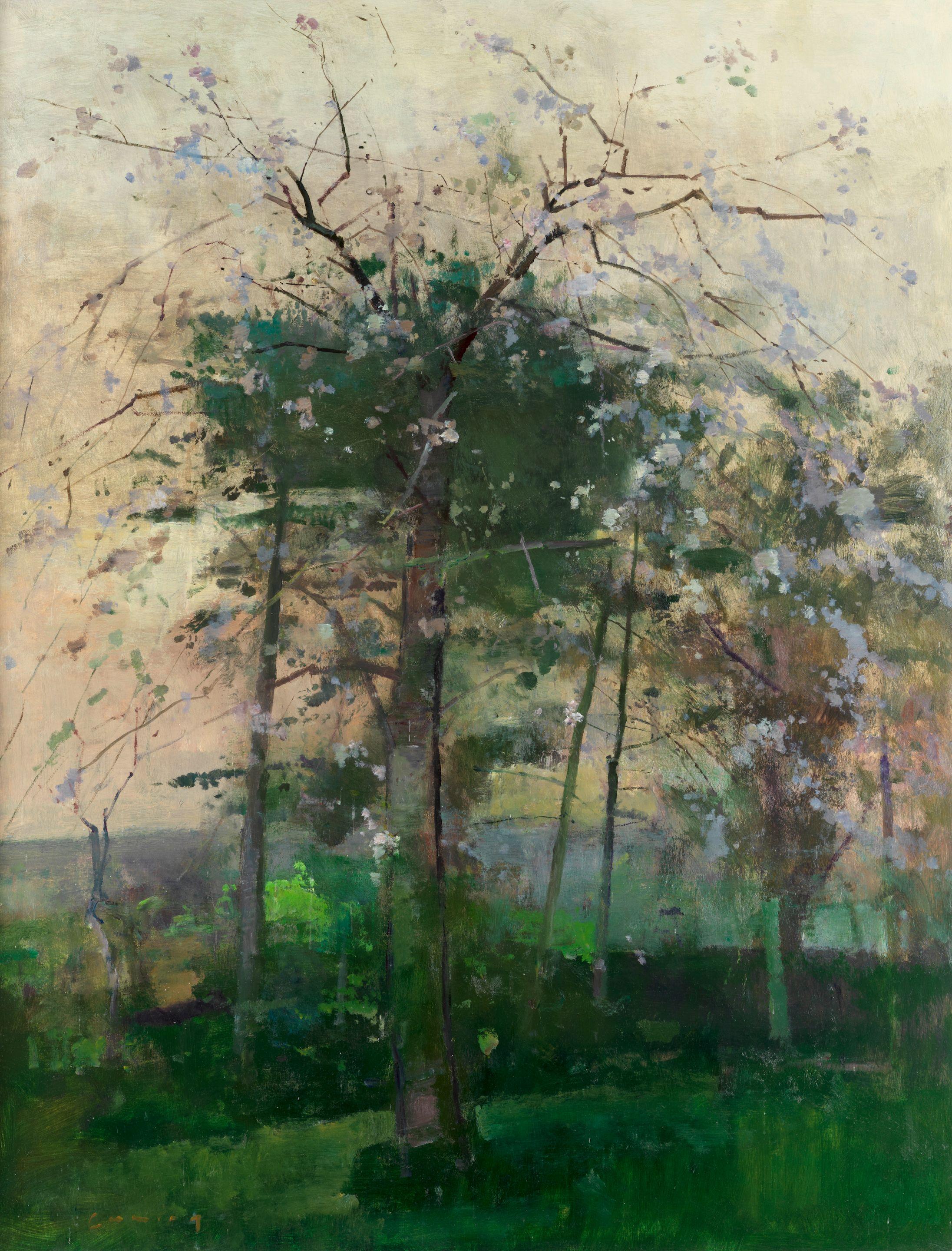 Frederick Cuming R.A., N.E.A.C. - Cherry Tree