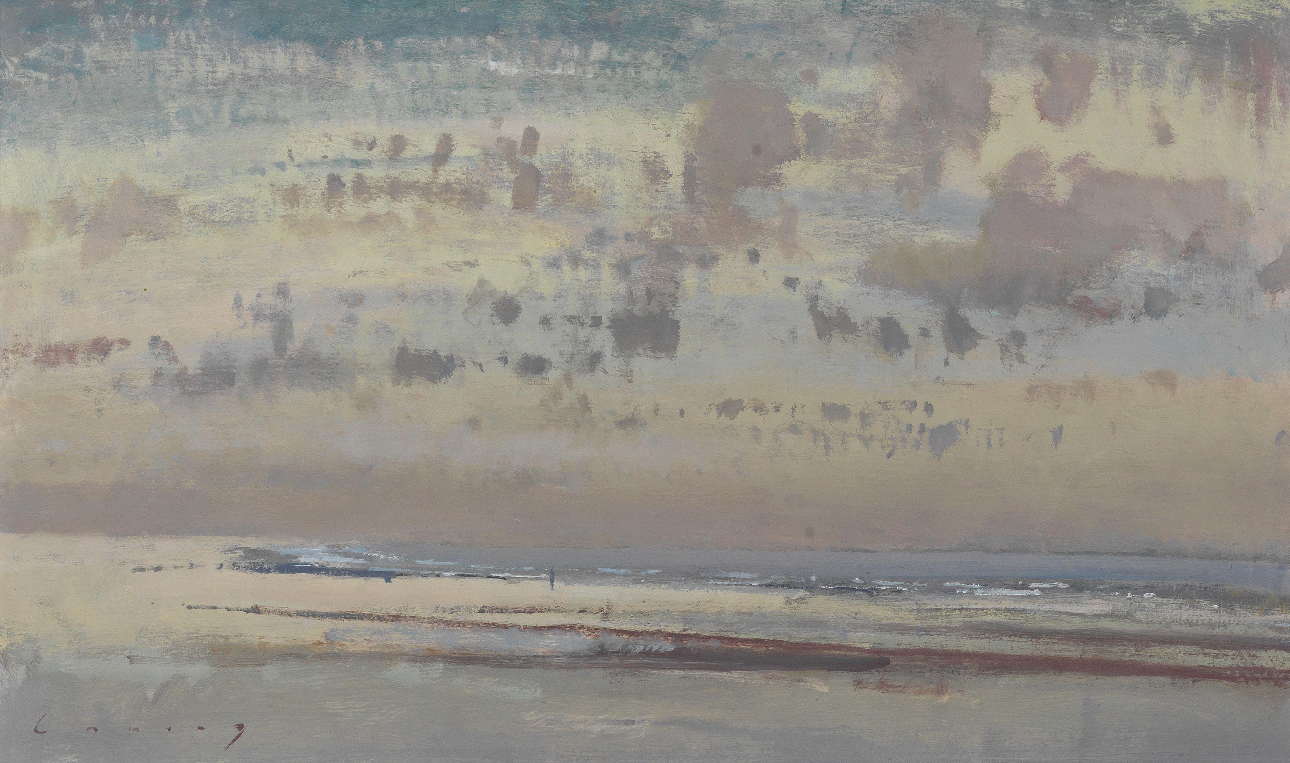 Frederick Cuming R.A., N.E.A.C. - February Beach