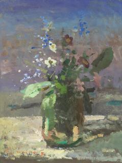 Frederick Cuming R.A., N.E.A.C. - Marsh Flowers