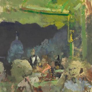 Frederick Cuming R.A., N.E.A.C. - Restaurant Pisa, Night