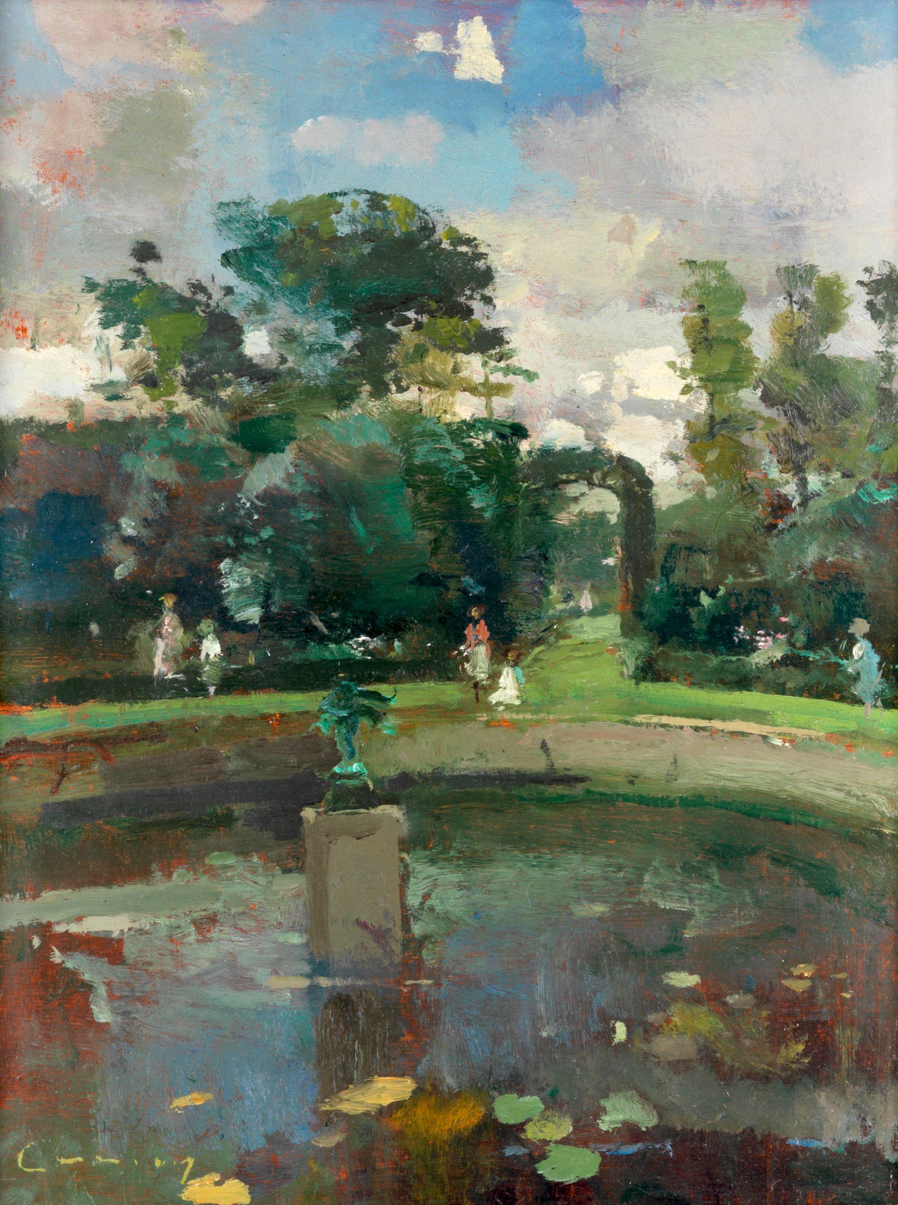 Frederick Cuming R.A., N.E.A.C. - The Fountain