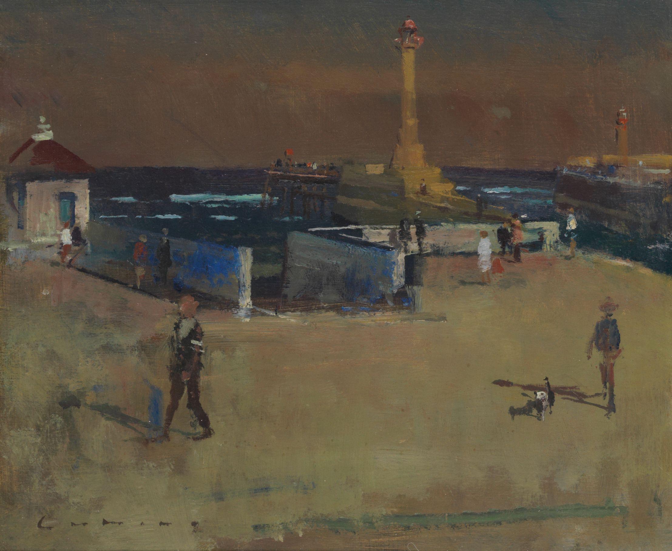 Frederick Cuming R.A., N.E.A.C. - Whitby Harbour