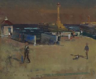 Frederick Cuming R.A., N.E.A.C. - Whitby Harbour