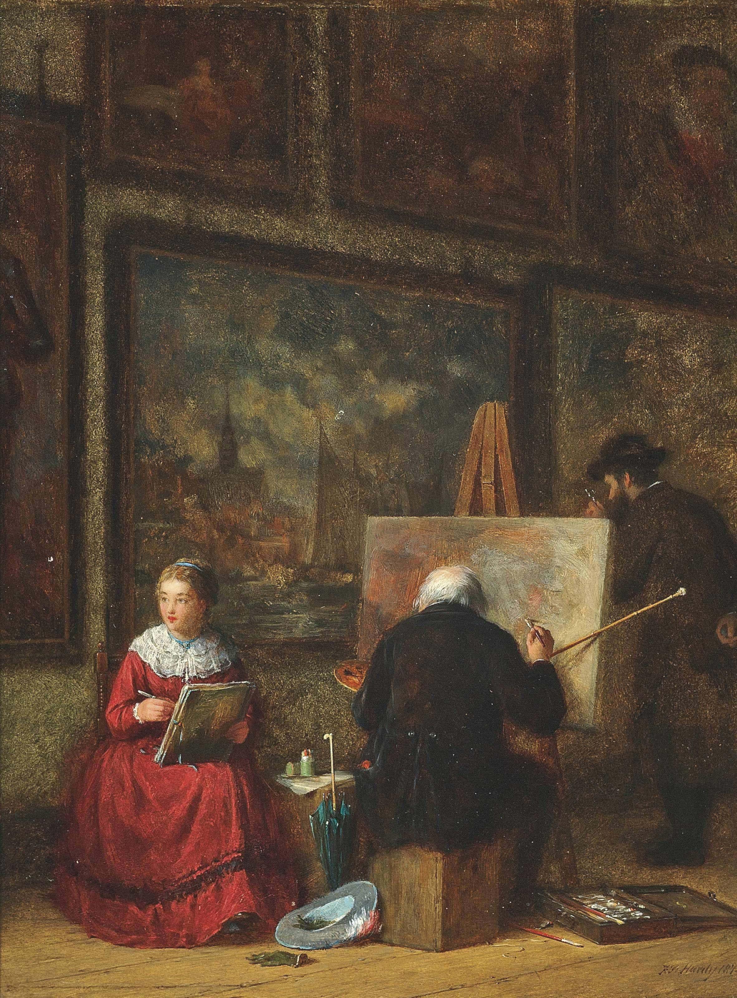 Frederick Daniel Hardy - The art lovers