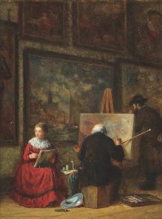 Frederick Daniel Hardy - The art lovers