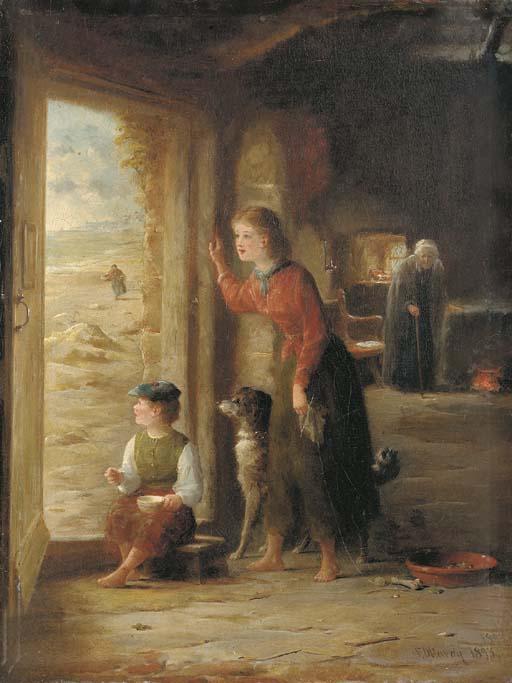 Frederick Daniel Hardy - The Visitor Anticipated