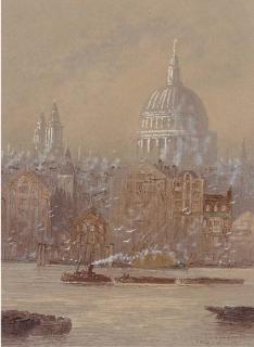 Frederick Edward Joseph Goff - St. Paul\'S From Bankside