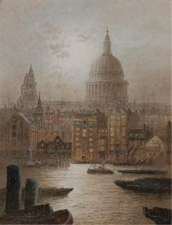 Frederick Edward Joseph Goff - St Paul\'S From Bankside