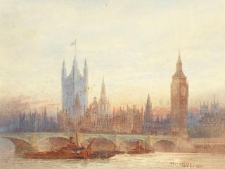 Frederick Edward Joseph Goff - Westminster; London Bride, A Pair Each 11.4 X 15.3Cm (4 1/2 X 6In). (2)