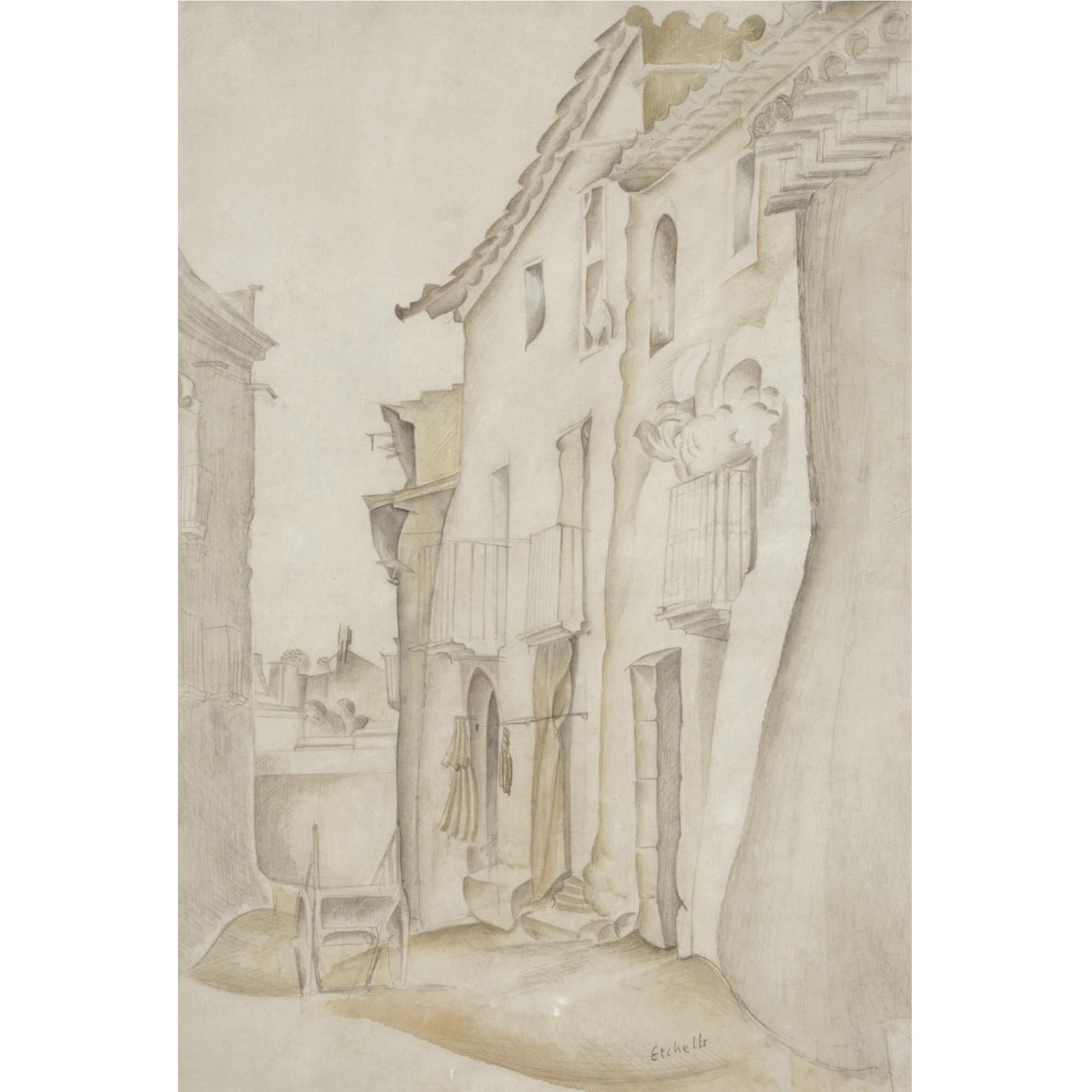 Frederick Etchells - A Street Scene