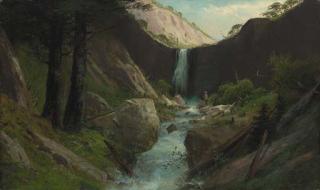 Frederick Ferdinand Schafer - At the Waterfall