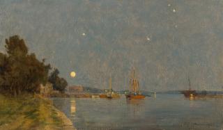 Frederick George Cotman - Abendstimmung am Fluss