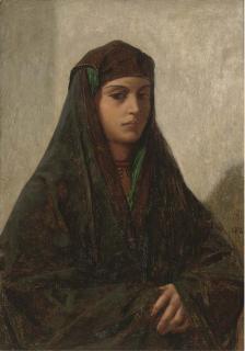 Frederick Goodall, R.A. - A Woman of Cairo