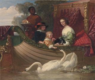 Frederick Goodall, R.A. - Queen Henrietta Maria and her Children
