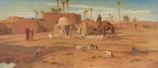 Frederick Goodall, RA - The village well