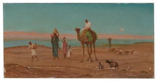 Frederick Goodall - Returning from the waterhole