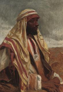 Frederick Goodall - Study of an Arab