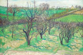 Frederick Gore C.B.E., R.A. - Landscape Near Maldon, Essex