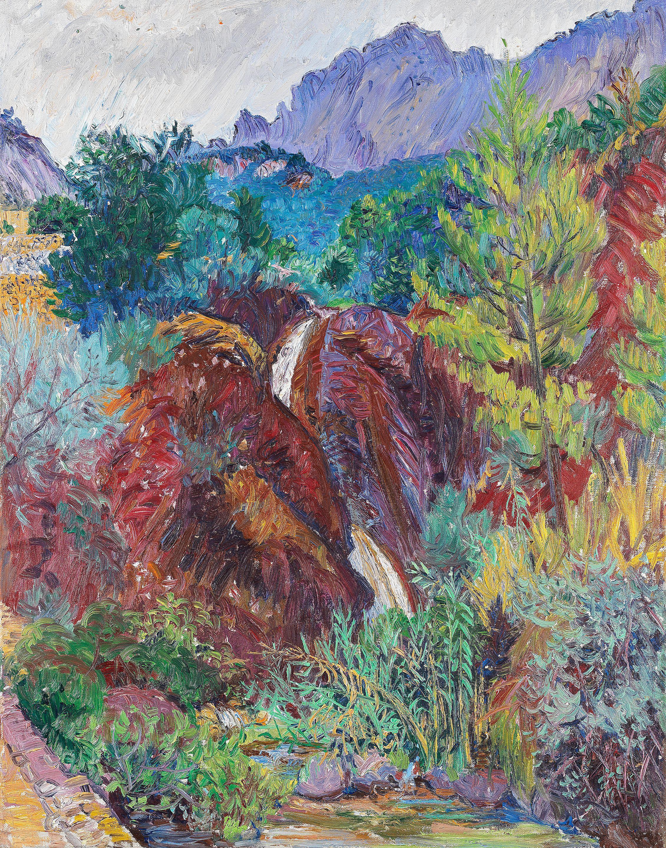 Frederick Gore C.B.E., R.A. - Mountain Torrent, Fornalutx