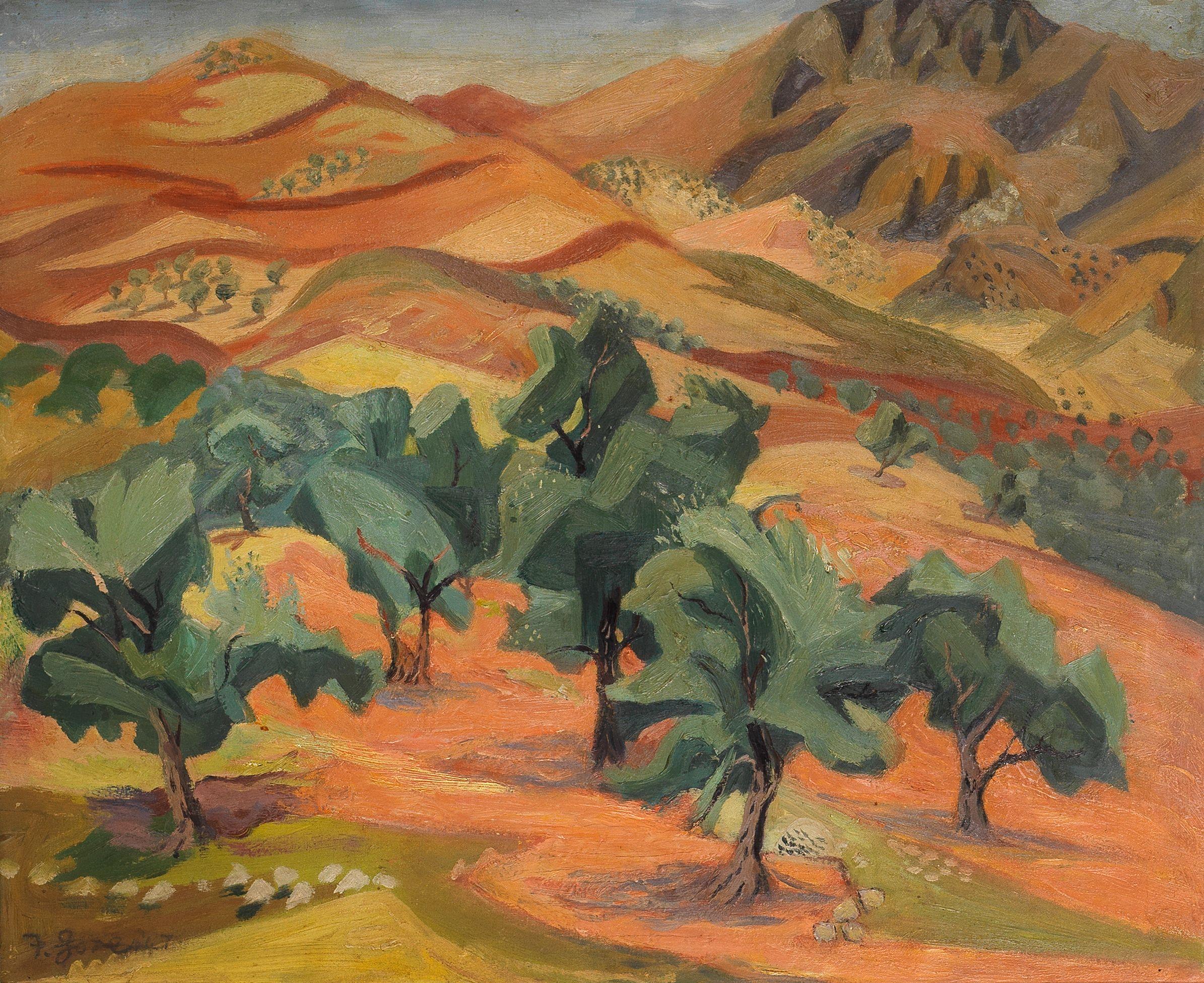 Frederick Gore C.B.E., R.A. - Nefs Amari, Crete